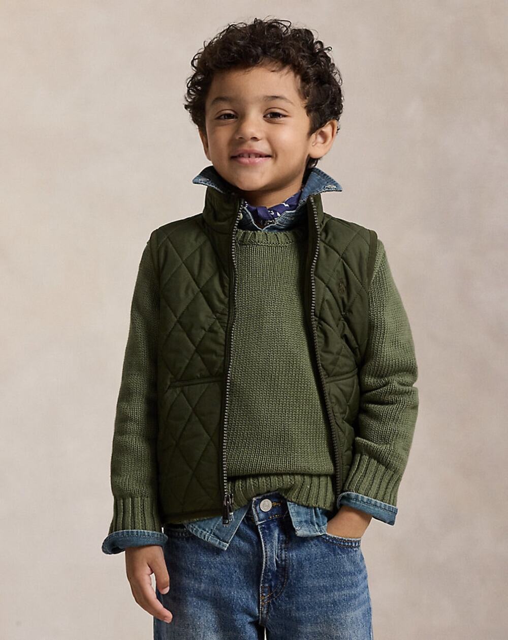 Polo Ralph Lauren Fleece-Lined Quilted Vest